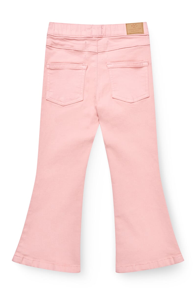 Jeggings solid with flare Pink - Copenhagen Colors - Rumpetroll