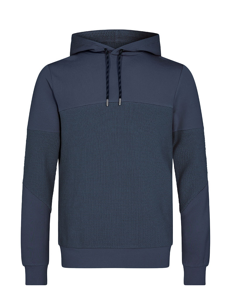 MOS MOSH SWEAT HOMME CAPUCHE MOORE BLEU MARINE