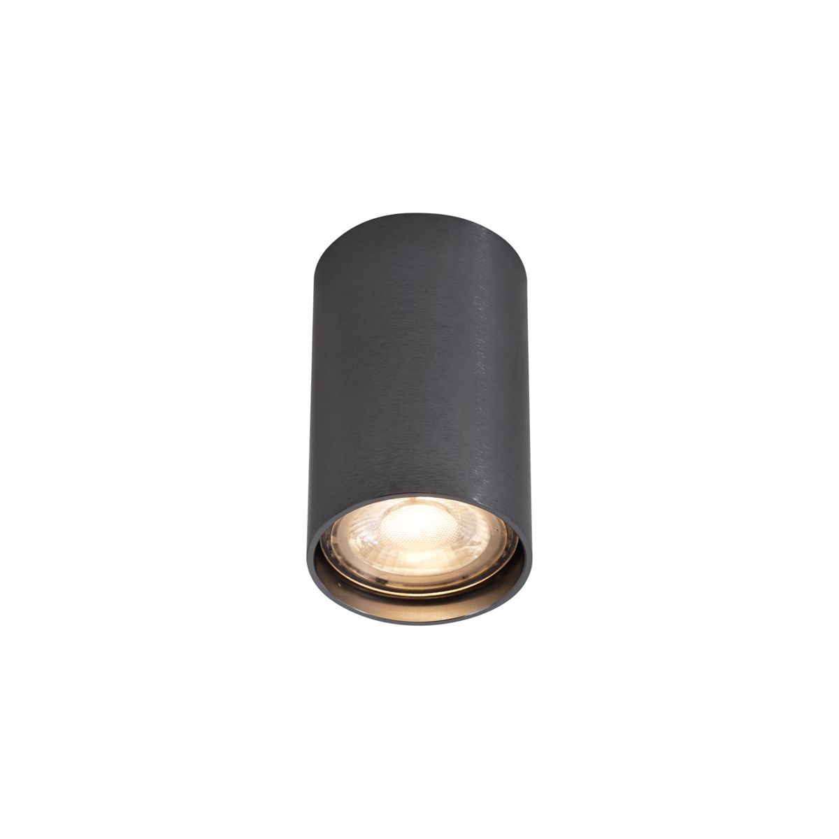 Moderne opbouwspot gunmetal GU10 50mm - Tuba