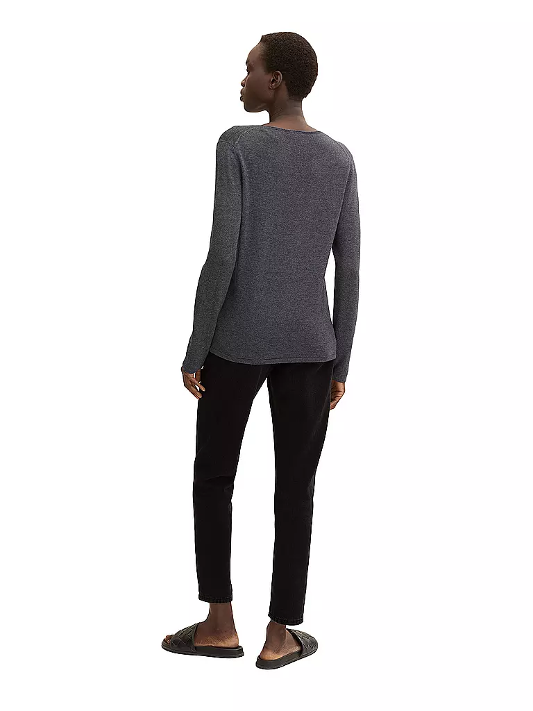 TOM TAILOR Pullover grau