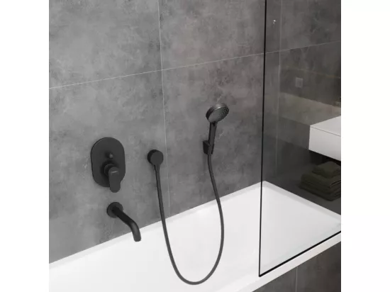Pommeau de douche HANSGROHE Vernis Blend 100 Vario noir mat