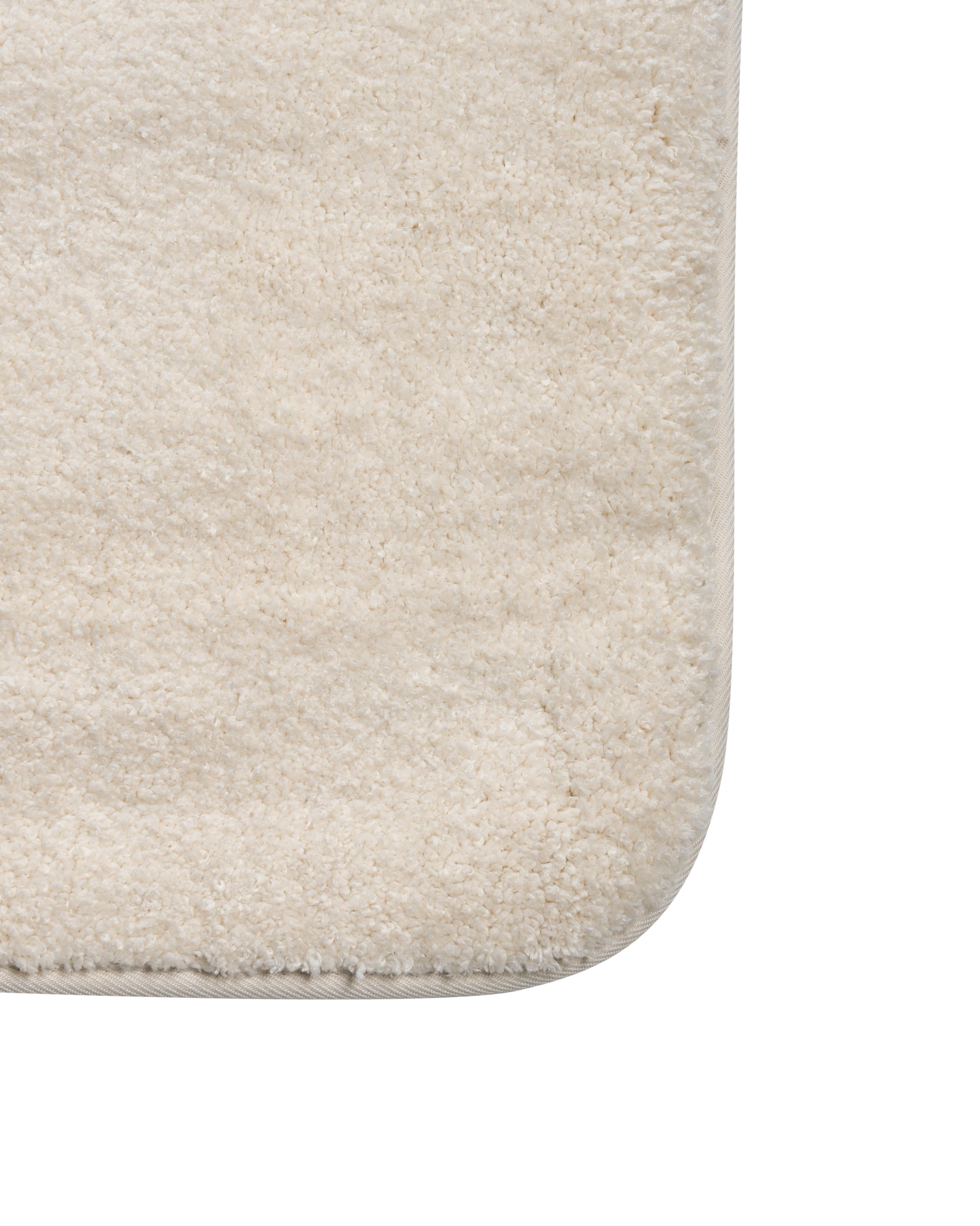 Badmat URLANA Gebroken wit 60 x 90 cm Microvezel