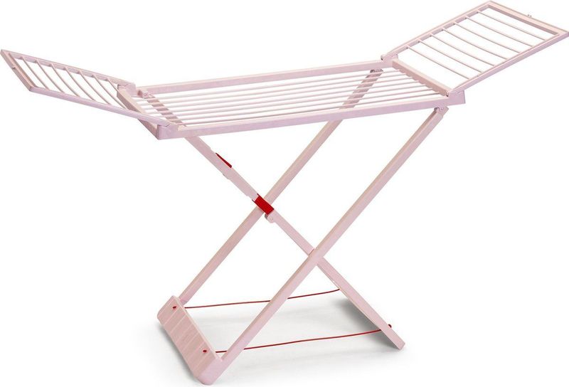 Plasticforte Wasrek 20 meter droogrek oud roze kunststof 55x180x108
