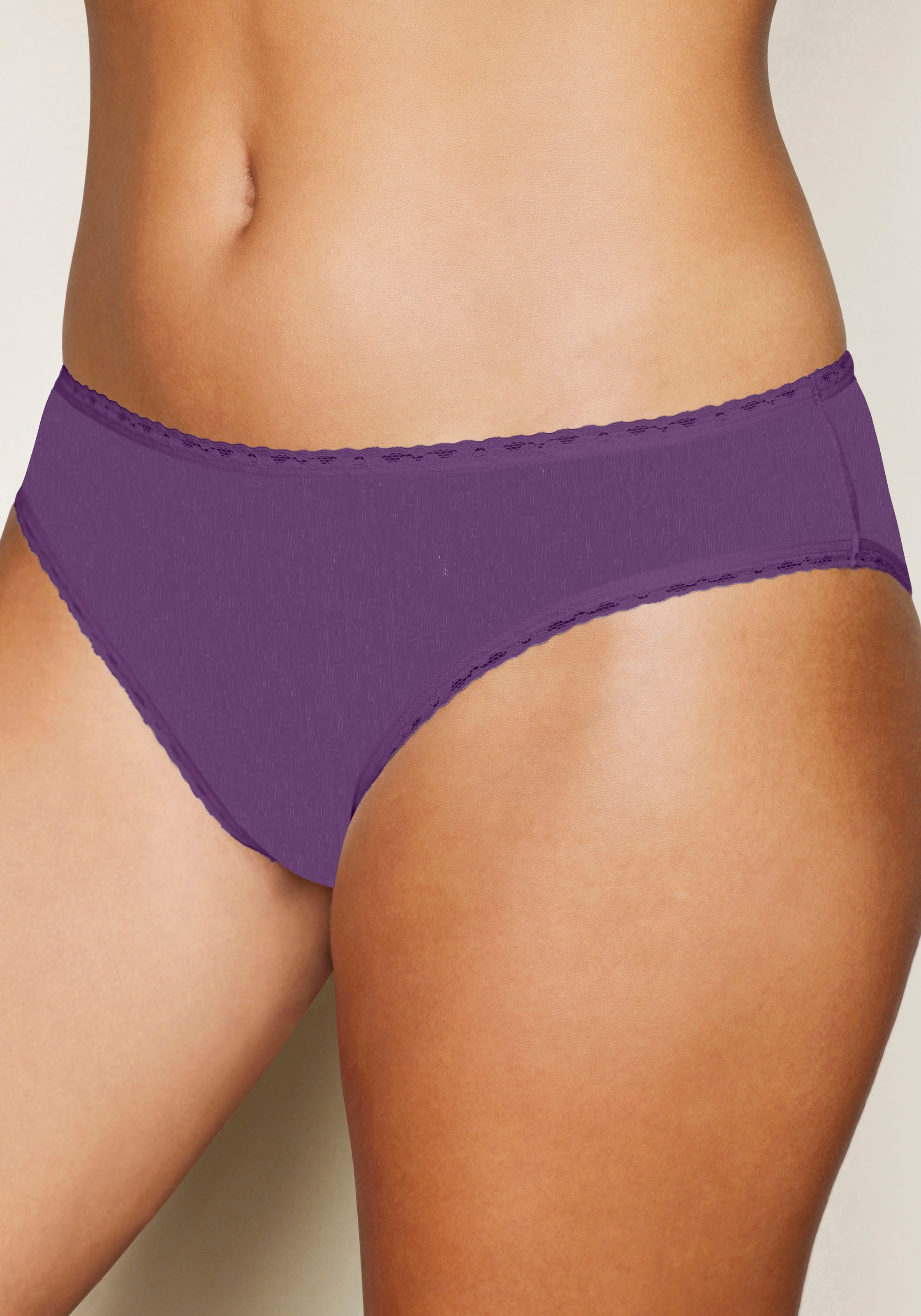 LASCANA Jazz-Pants Slips , mit süssen Herzchen-Prints und aus elastischer Baumwoll-Qualität