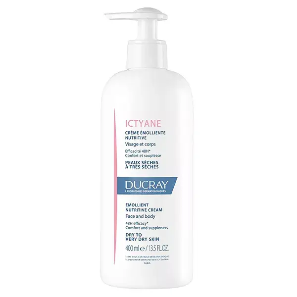 Ducray Ictyane Crème Émolliente Nutritive 400ml