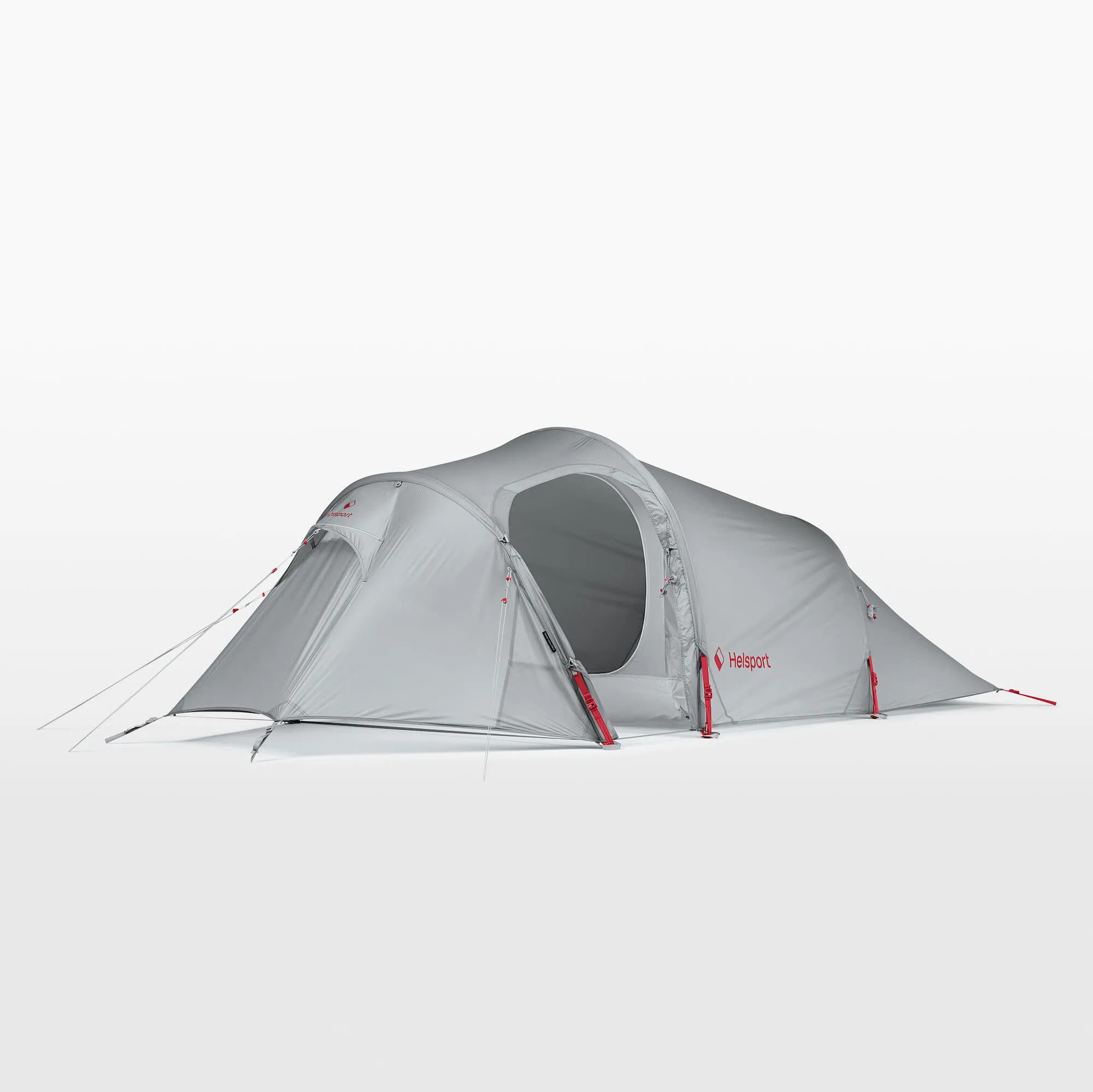 Helsport Explorer Lofoten Pro 3 Tent Stone Grey/Ruby Red