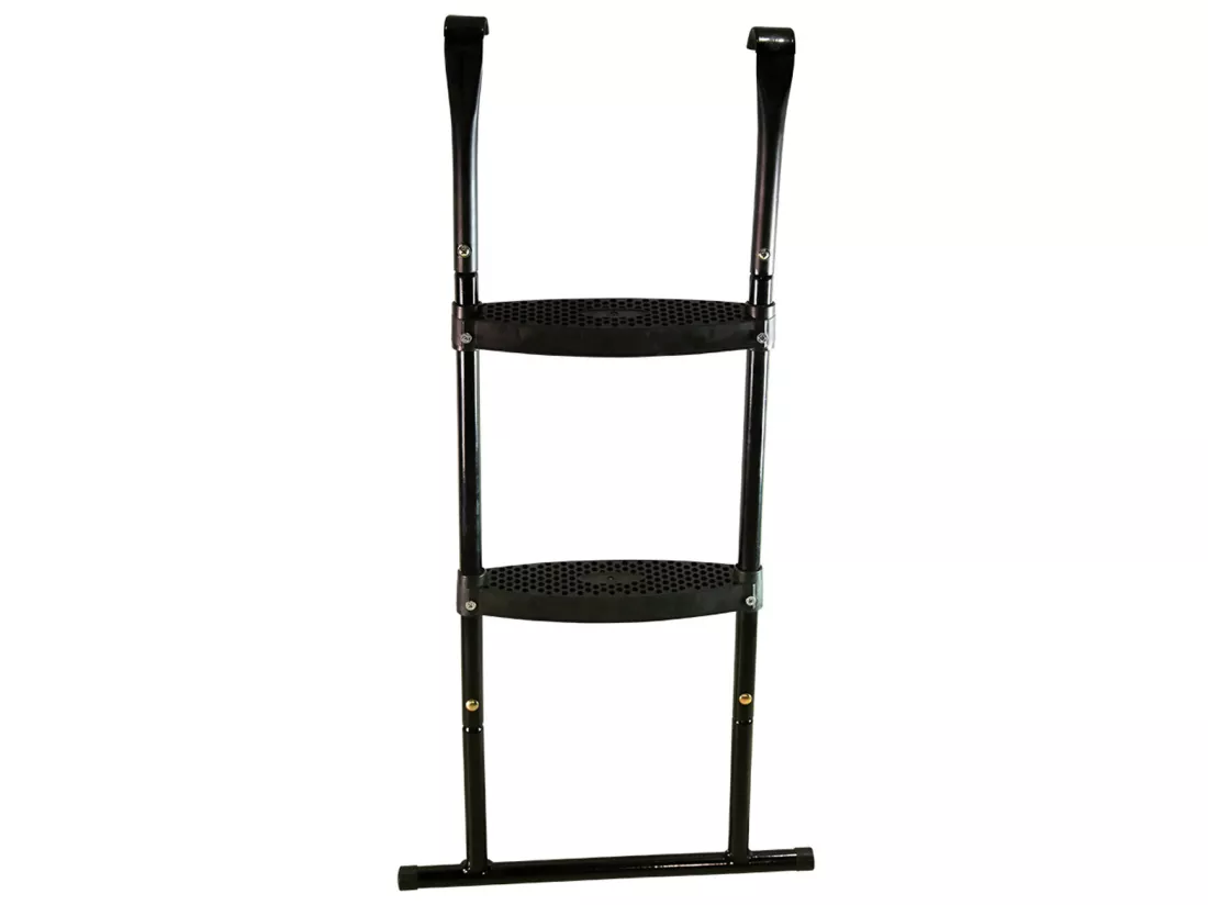 Kangui - Trampoline de jardin 305 cm + filet de sécurité + échelle JUMPI Vert/Noir 300