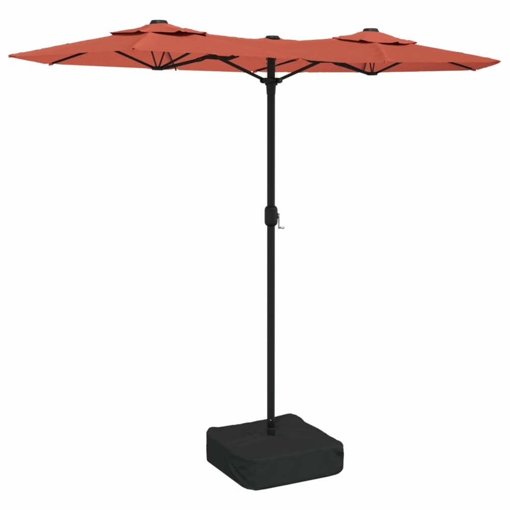 Parasol à double tête terre cuite 316x240 cm