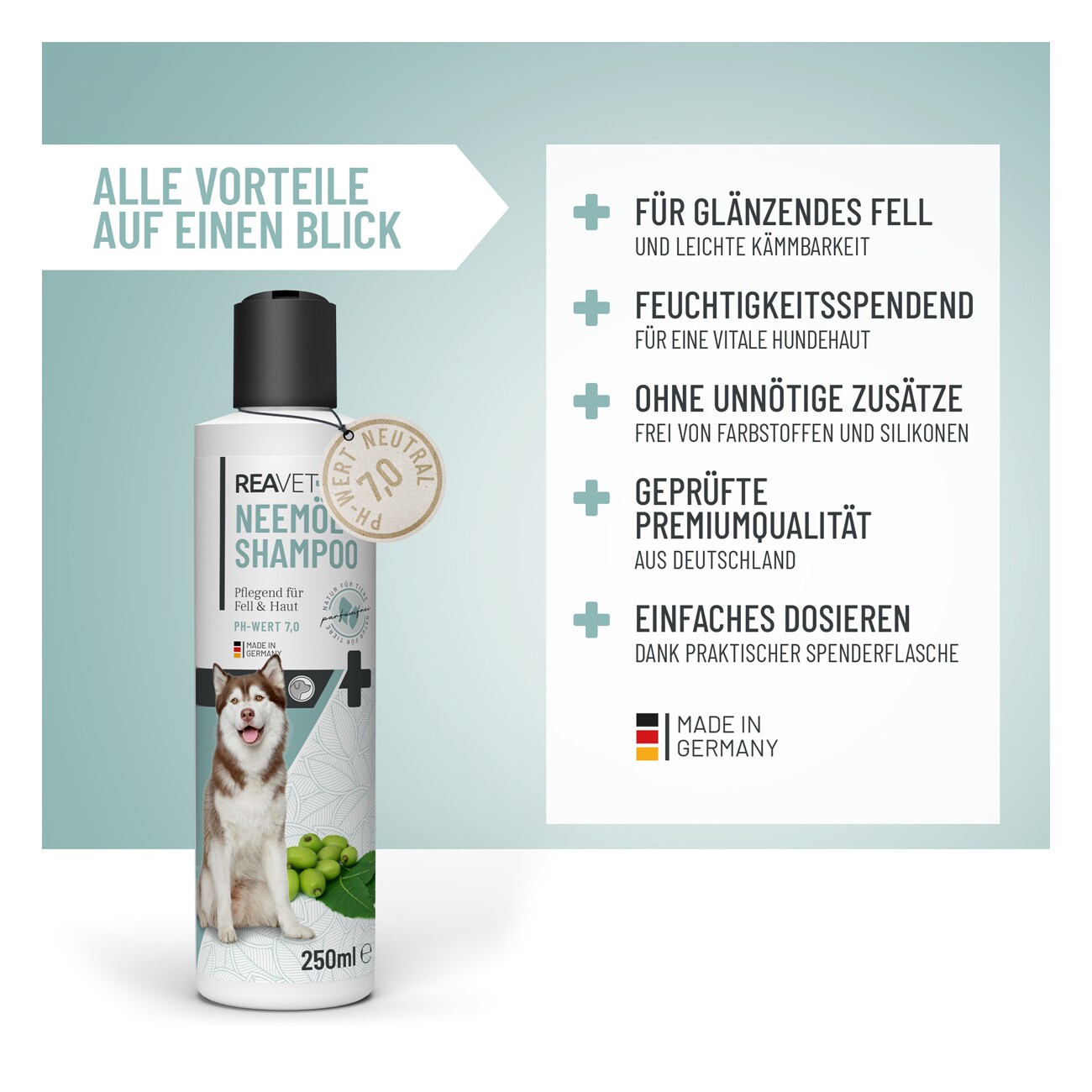REAVET Neemöl Shampoo 250ml