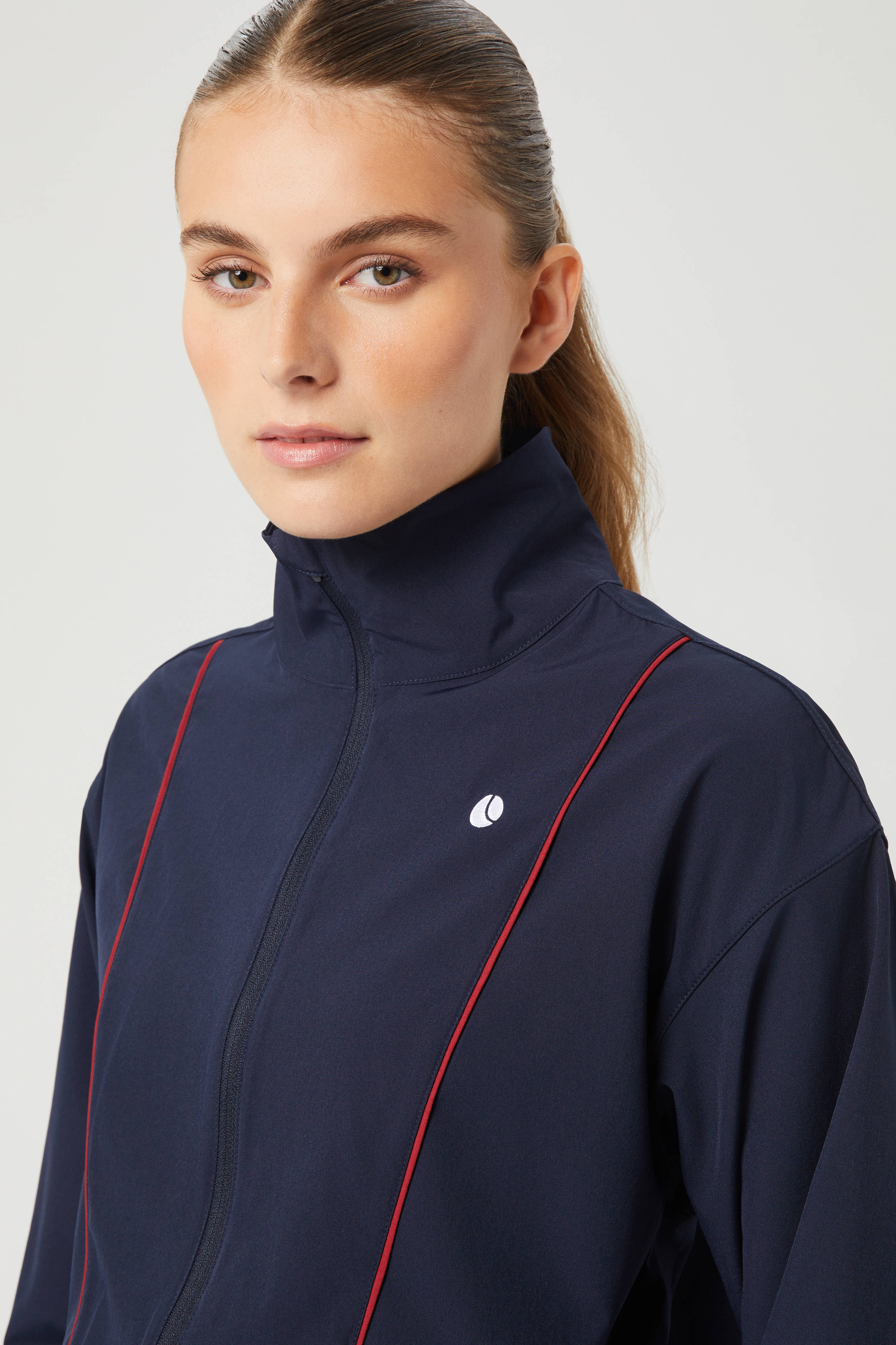 Björn Borg sportvest donkerblauw/rood