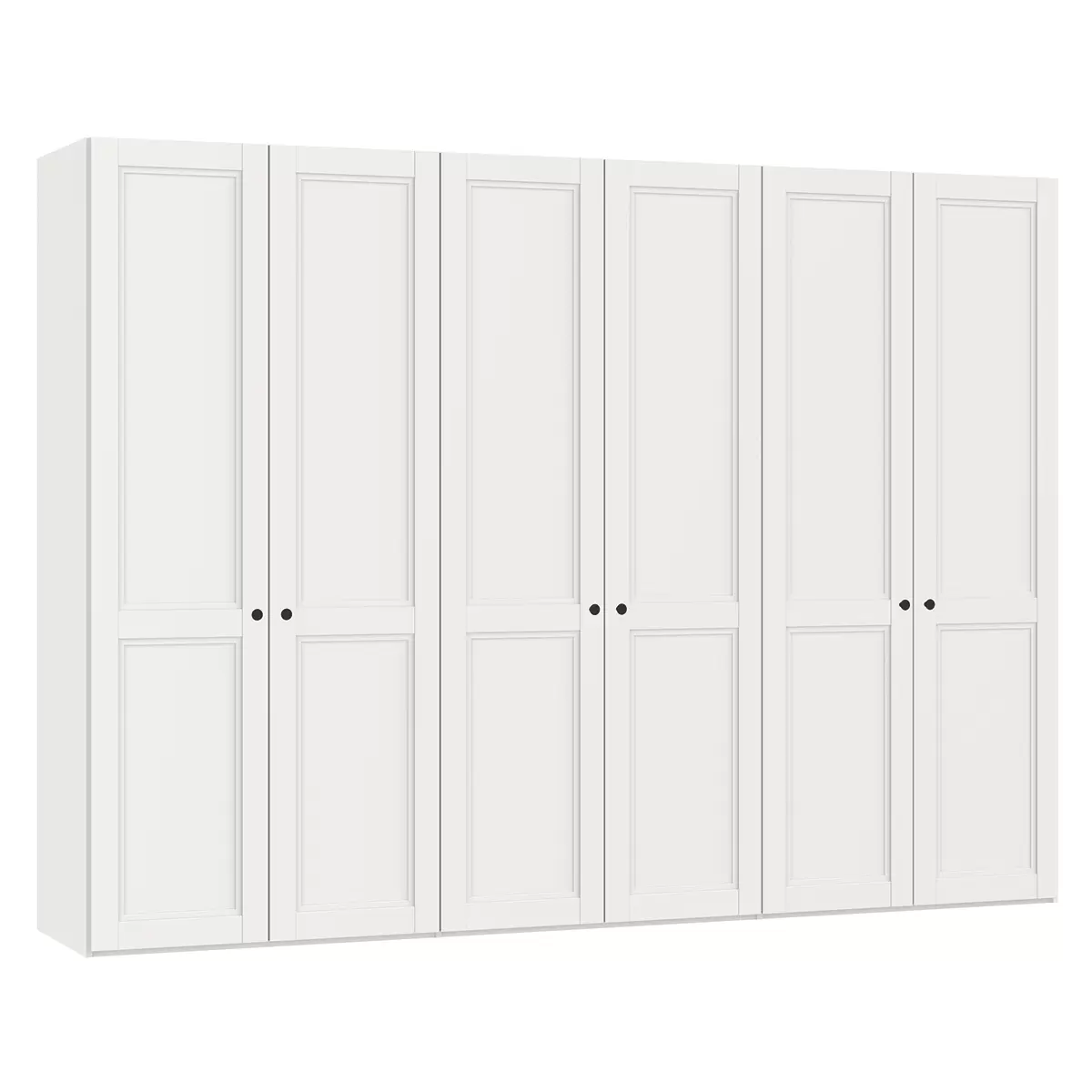 Drehtürenschrank 6-trg. Montreux weiss