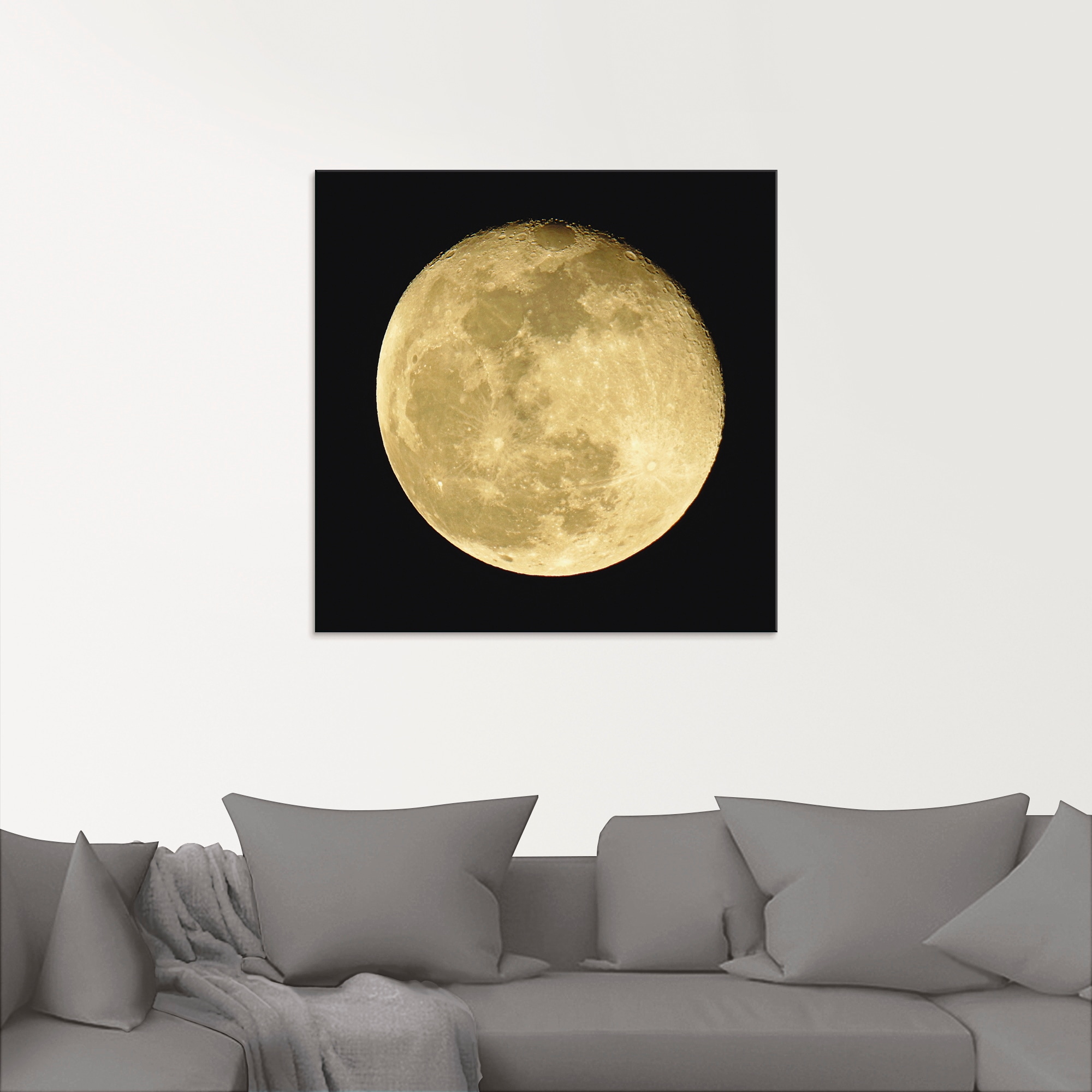 Artland Glasbild »Mond« Weltraum 1 Stk. tlg. in verschiedenen Grössen