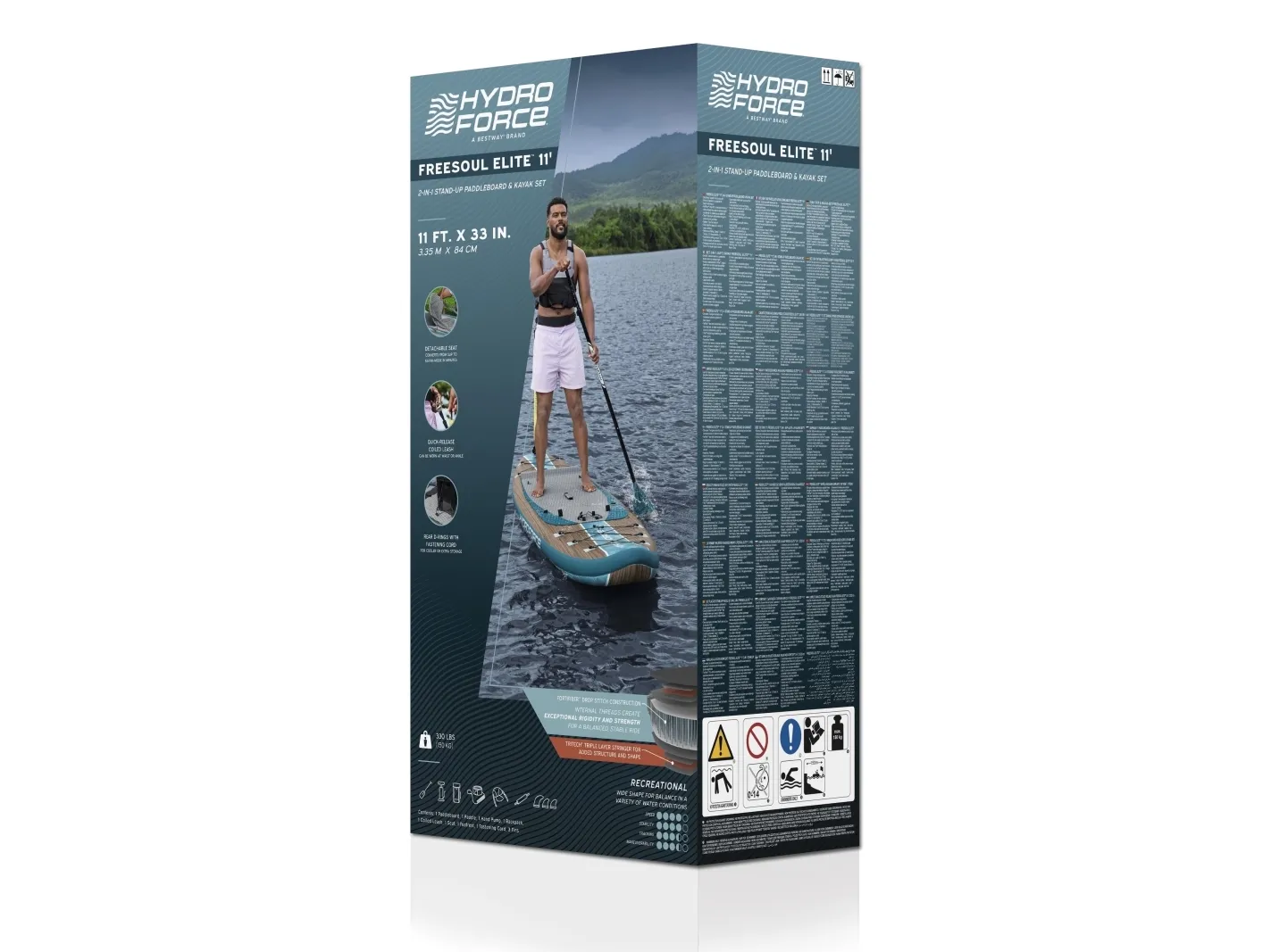 Bestway 6532E, Stand up-paddleboard (SUP), Flad, Blå, EVA (ethylenvinylacetat), Polyvinylchlorid (PVC), 150 kg, 1,03 bar