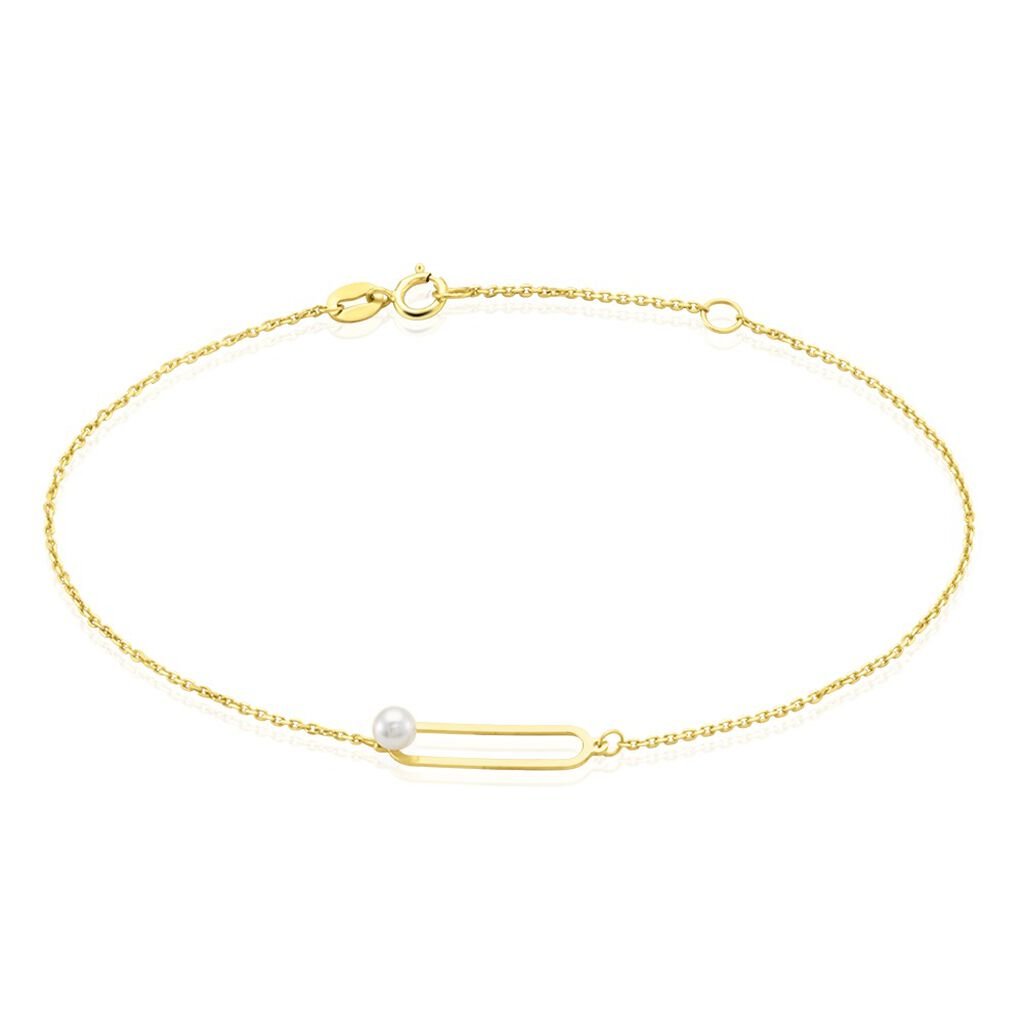 Bracelet Or Jaune Lucasta Perle De Culture