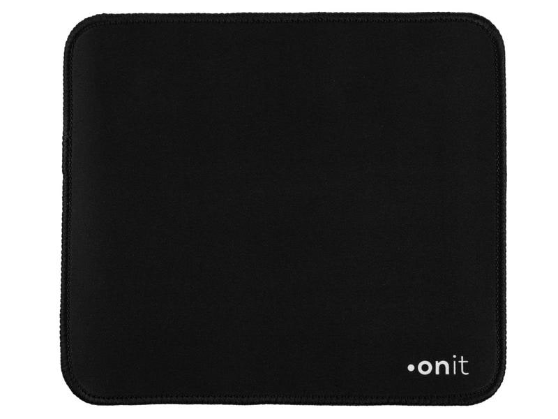 onit Mausmatte Standard Schwarz Mauspad aus weichem Schaumstoff