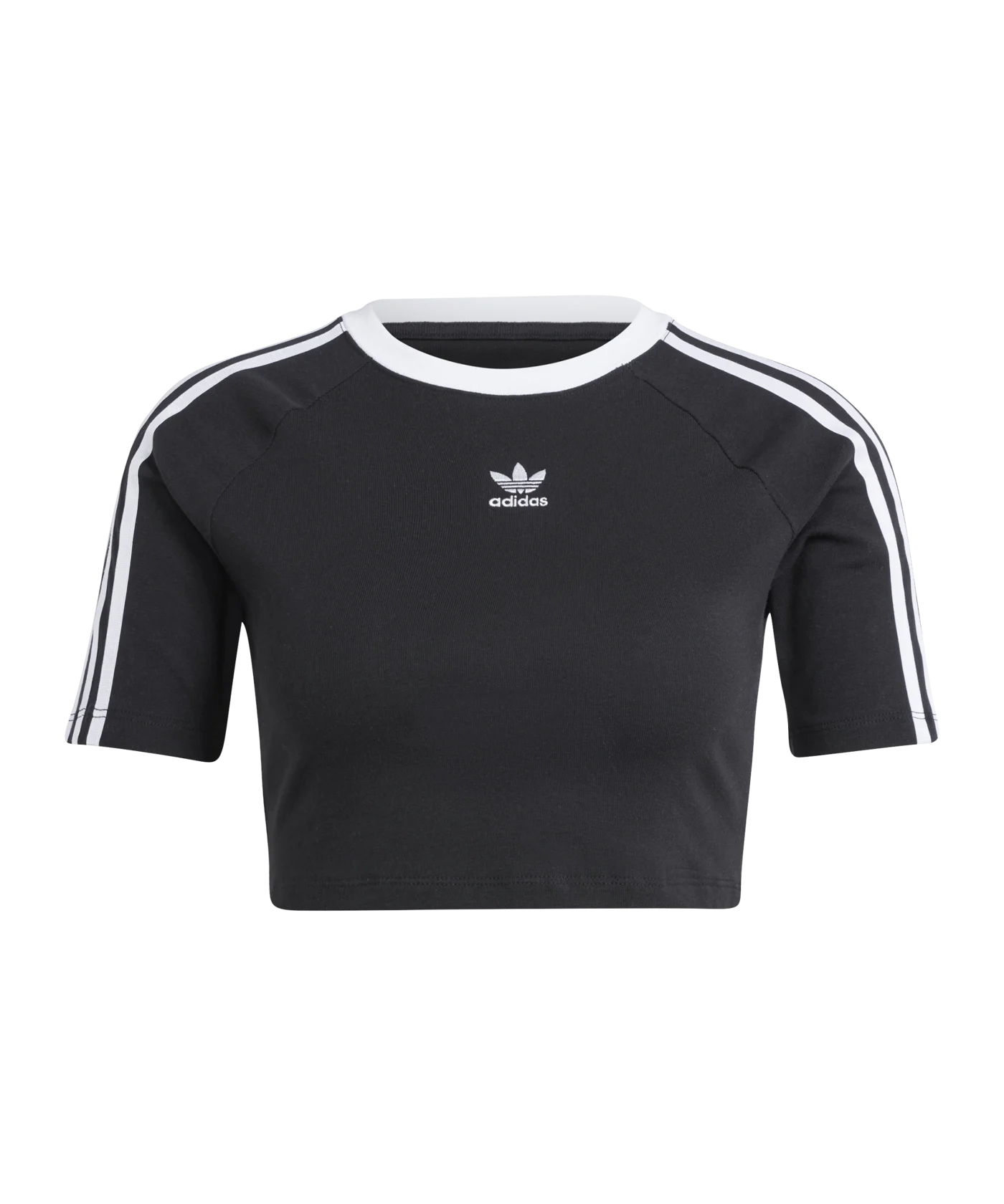 adidas Originals 3-Stripes Baby T-Shirt Damen Schwarz