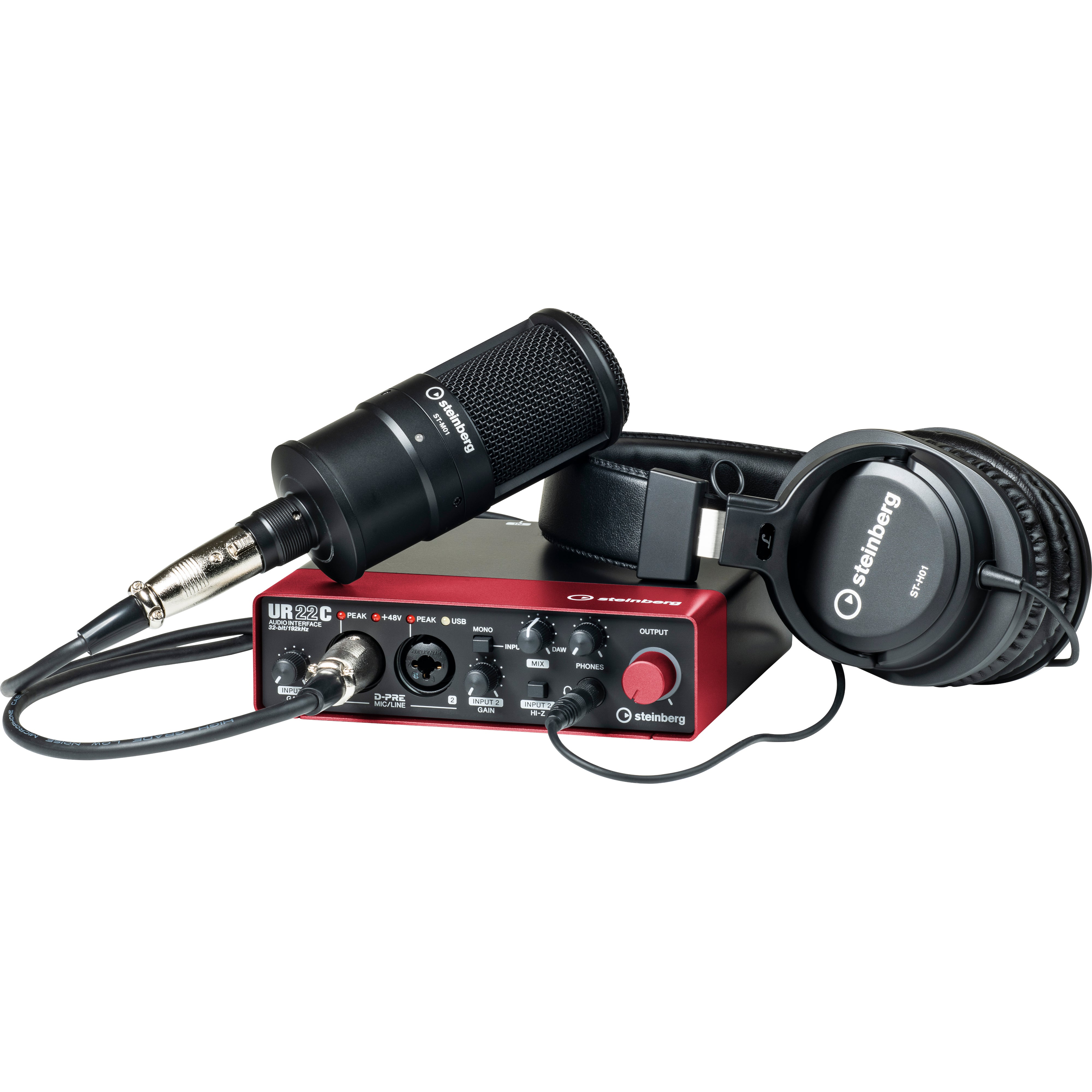 Steinberg UR22C Recording Pack RED