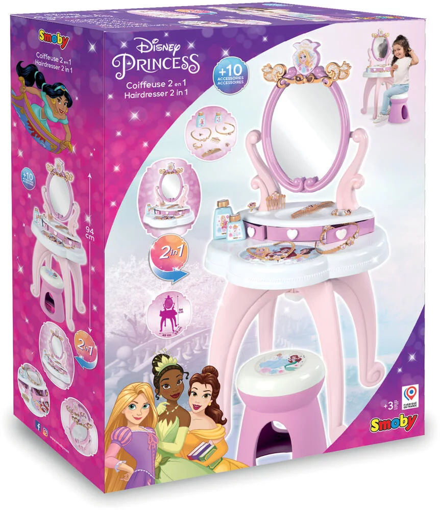 DISNEY PRINCESS - COIFFEUSE 2 EN 1