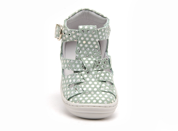 Bellamy nu pieds bebe flex sosso vert