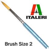 ITALERI Pensel - Rund syntetisk 2