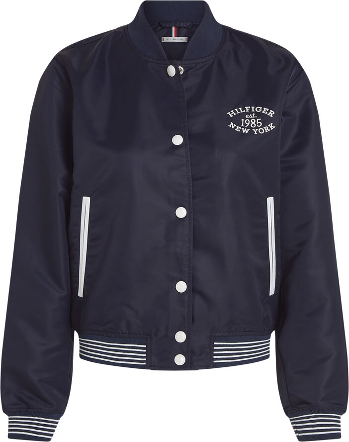 Tommy Hilfiger NON-PADDED VARSITY BOMBER JACKET Desert sky