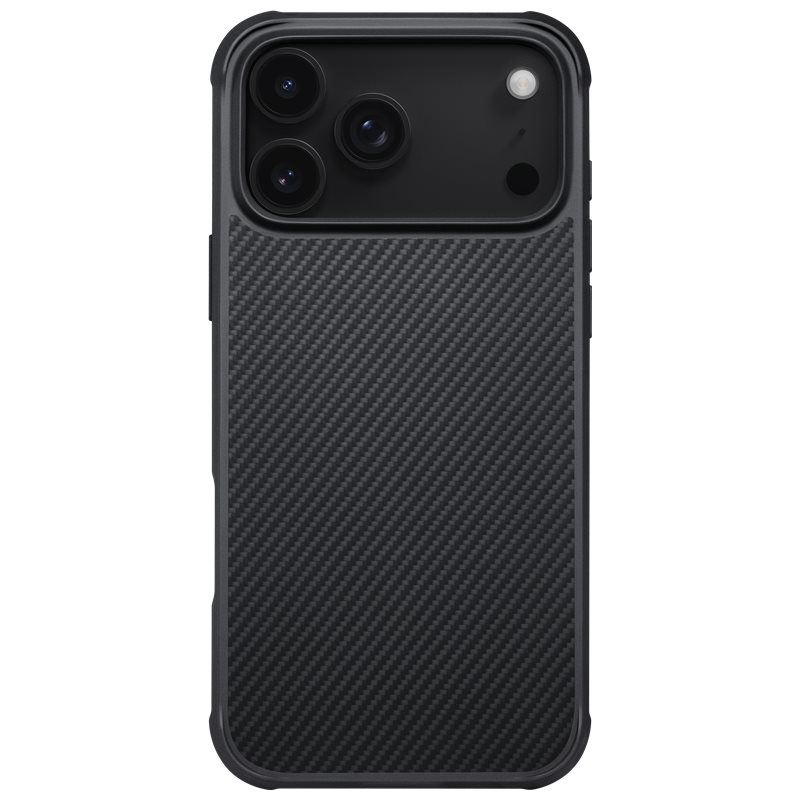 iPhone 17 Pro MagEZ MagSafe Case Aramid Schutzhülle (KI1701MGP) - Schwarz (Carbon)