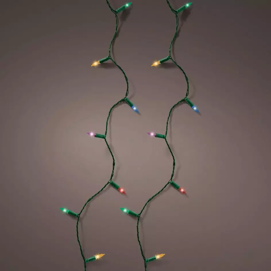 Guirlande lumineuse 18 m 180 LED câble vert Twinkle Multicolore