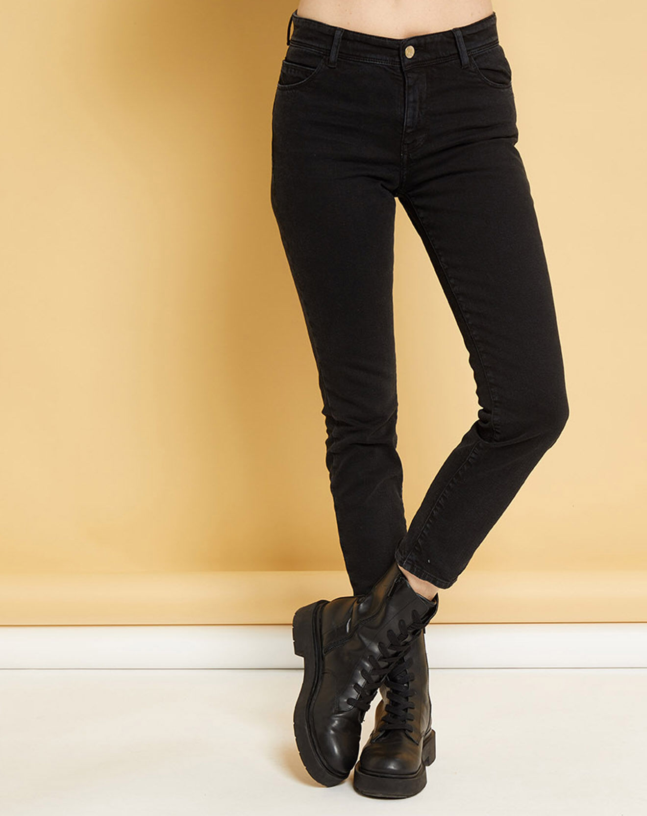Acquaverde Jean slim Natural Arizona black stone