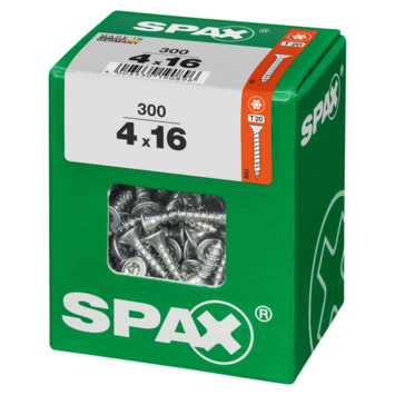 Spax schroef T-STAR plus WIROX 4x16 L 300 stuks