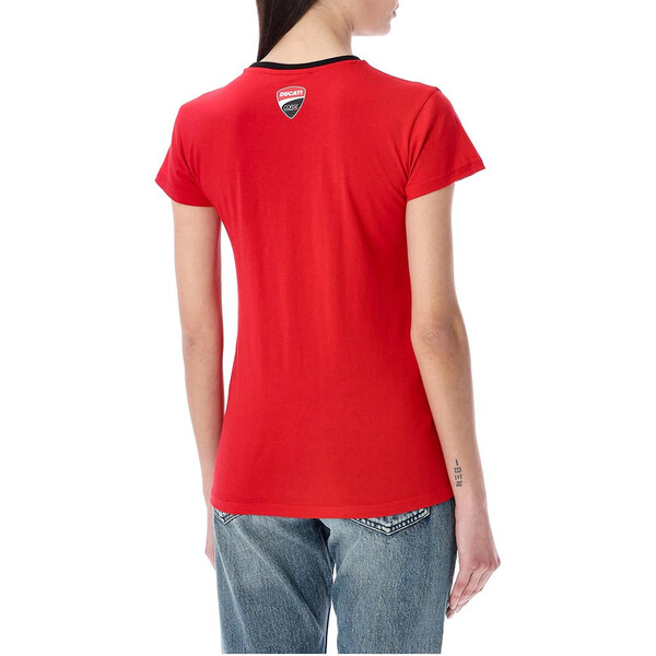 ducati racing - T-shirt femme Corse - 2023 Rouge / Noir