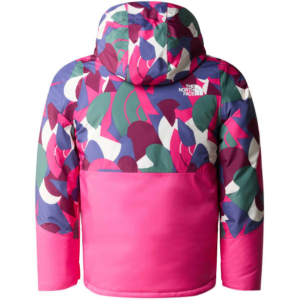 Veste de ski THE NORTH FACE KID FREEDOM INSULATED JKT MR. PINK BIG ABSTRACT PRINT