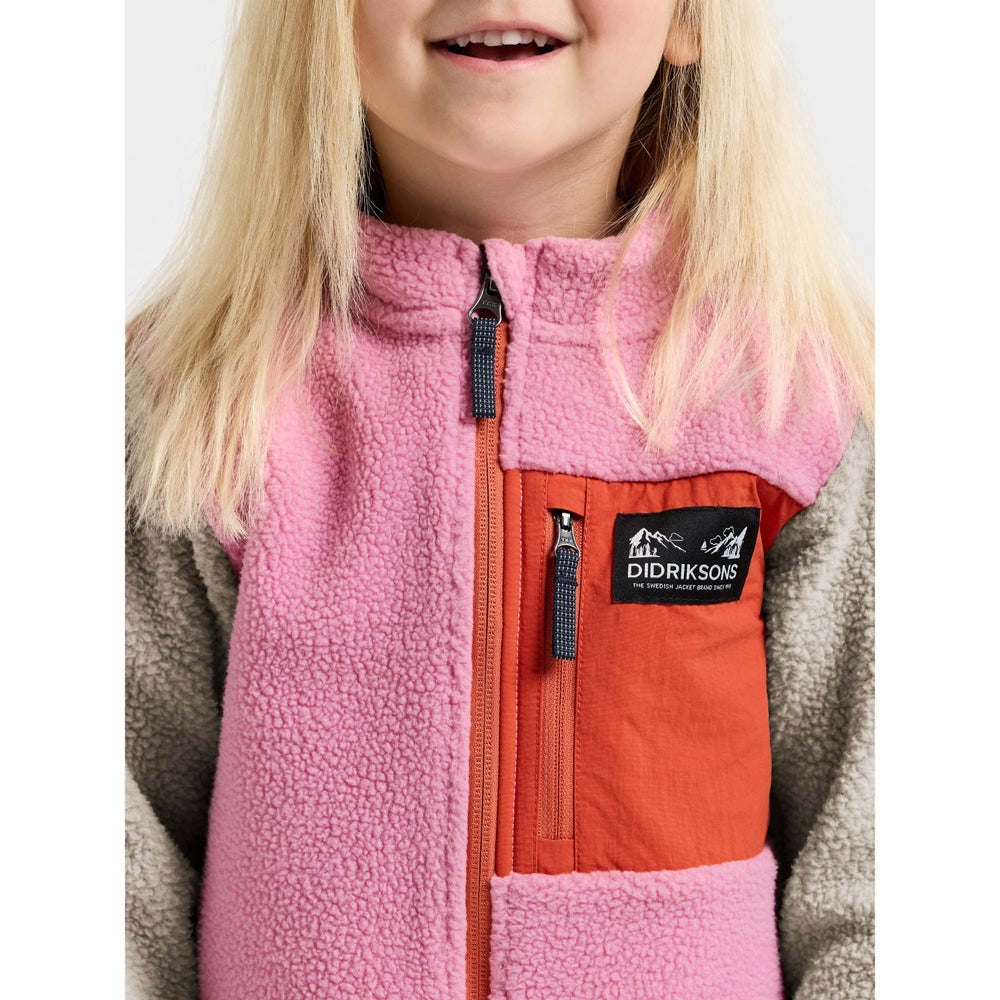 Køb Didriksons Light Heather Pi Anten Kids Fullzip