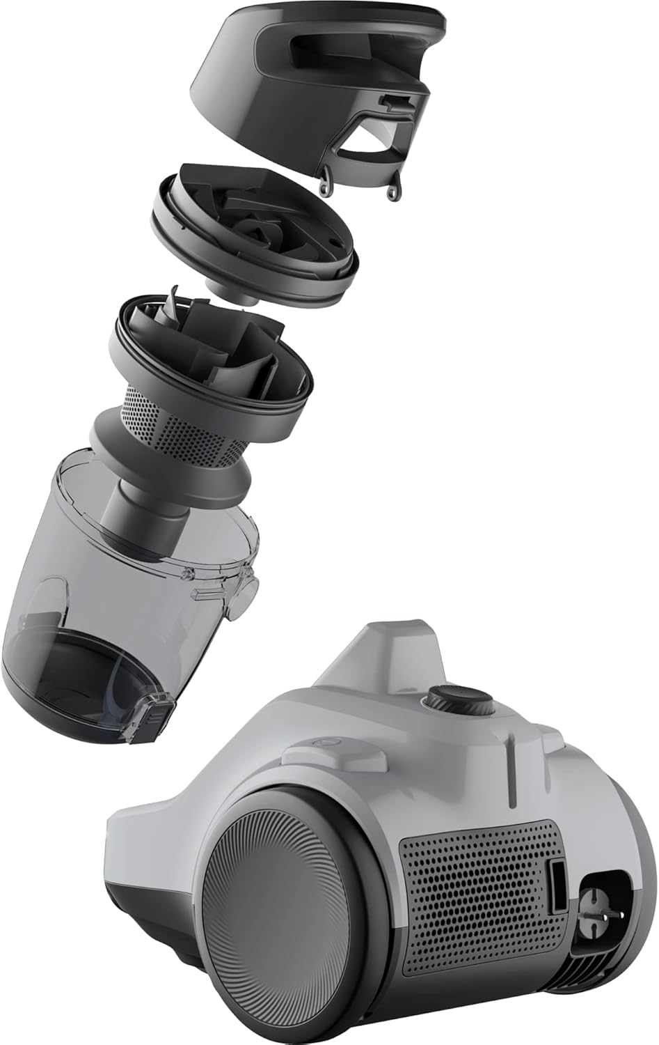 AEG LX5-2-2MG Staubsauger ohne Beutel / 750 Watt / 7m Aktionsradius / Für Hart- & Teppichböden / 360° Frontrad / Mineral-Grey