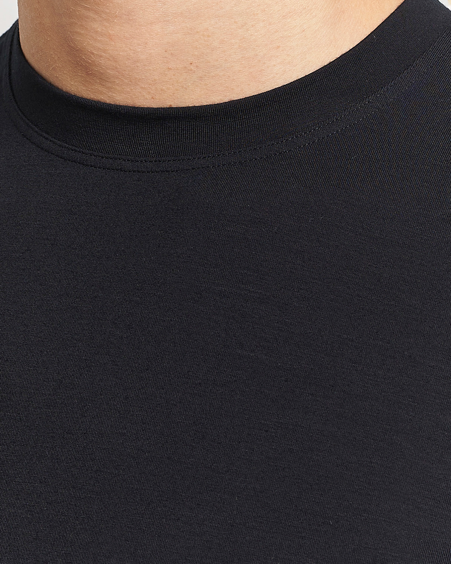 Zimmerli of Switzerland Pureness Modal Crew Neck T-Shirt Black