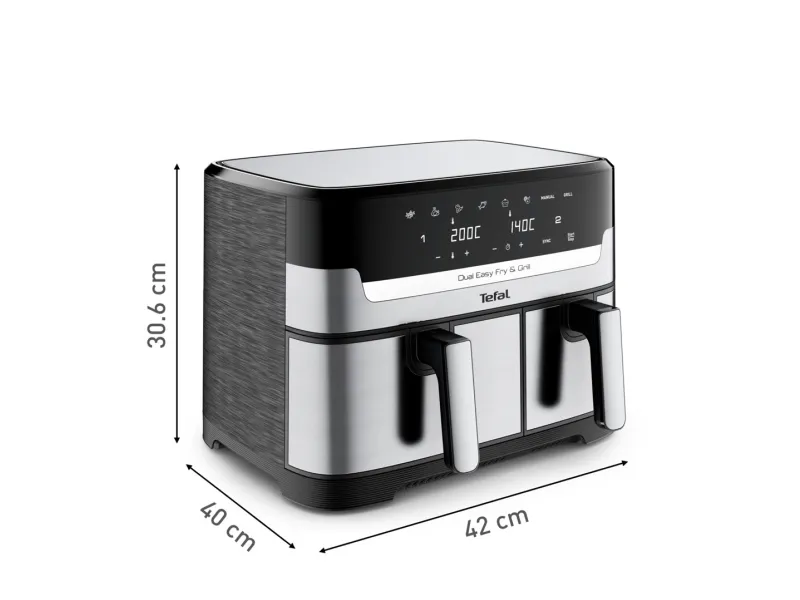 Tefal Dual Easy Fry & Grill EY905D