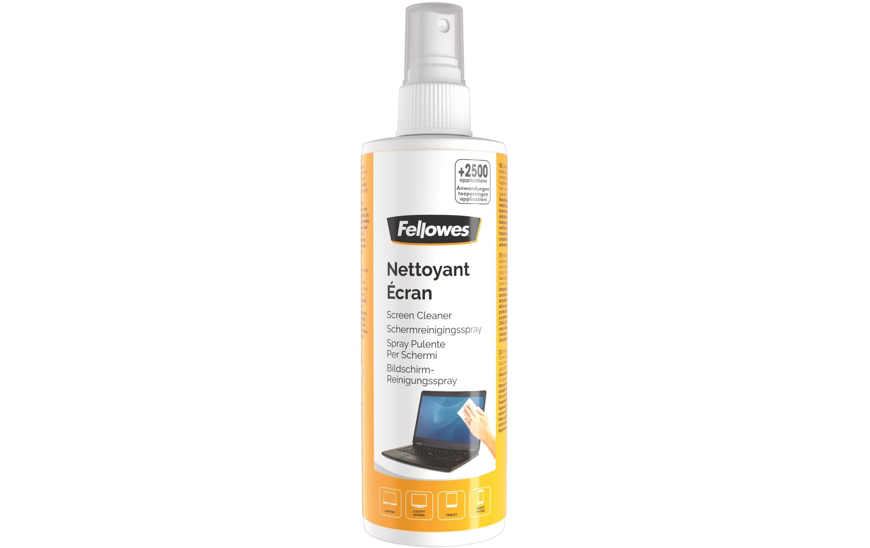 Bildschirmreiniger Reinigungsspray 250 mlSchonendes alkoholfreies Bildschirm-Reinigungsspray