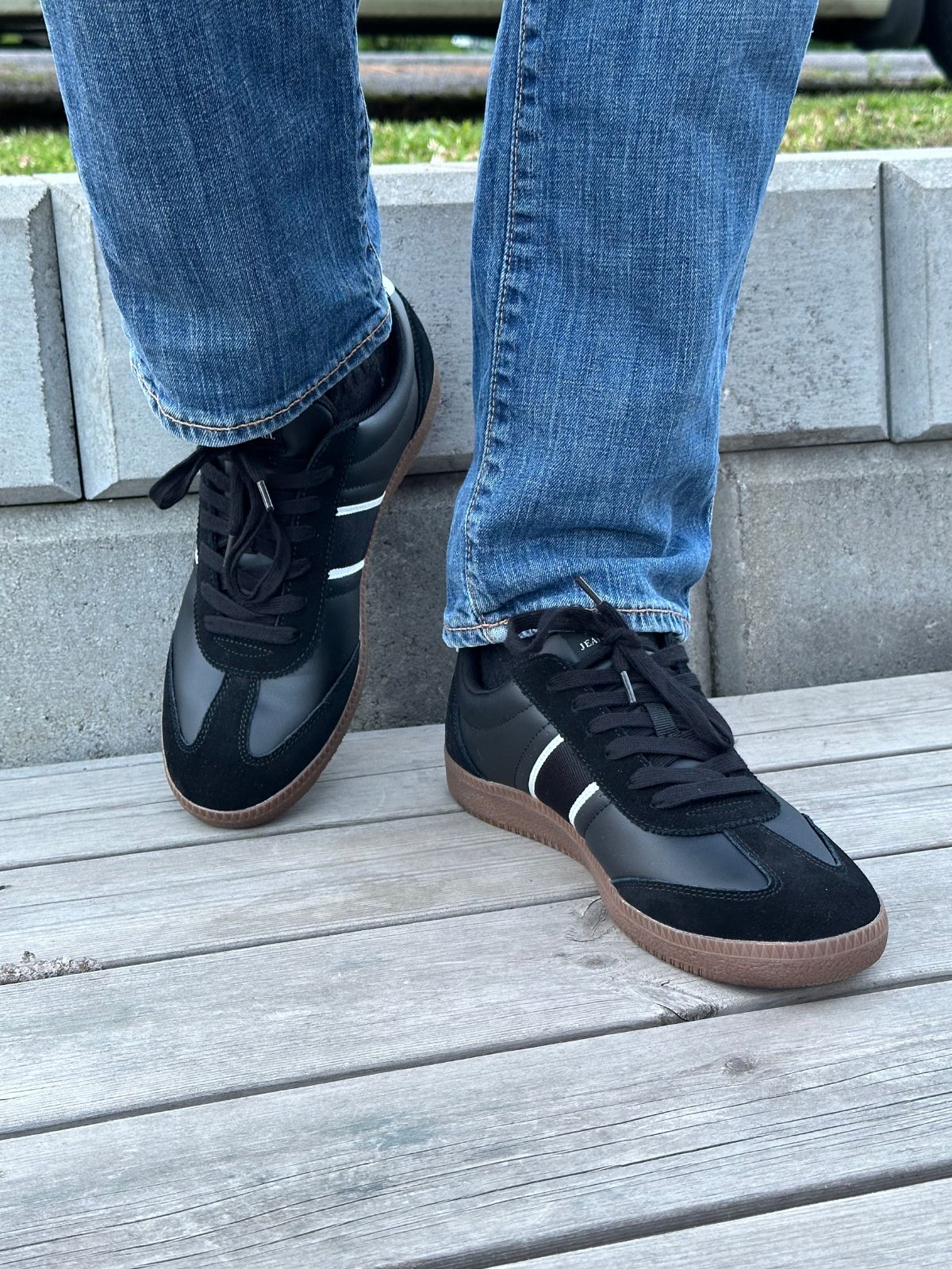 Jean Paul - Sancy Sneakers Black - Trapes Sko