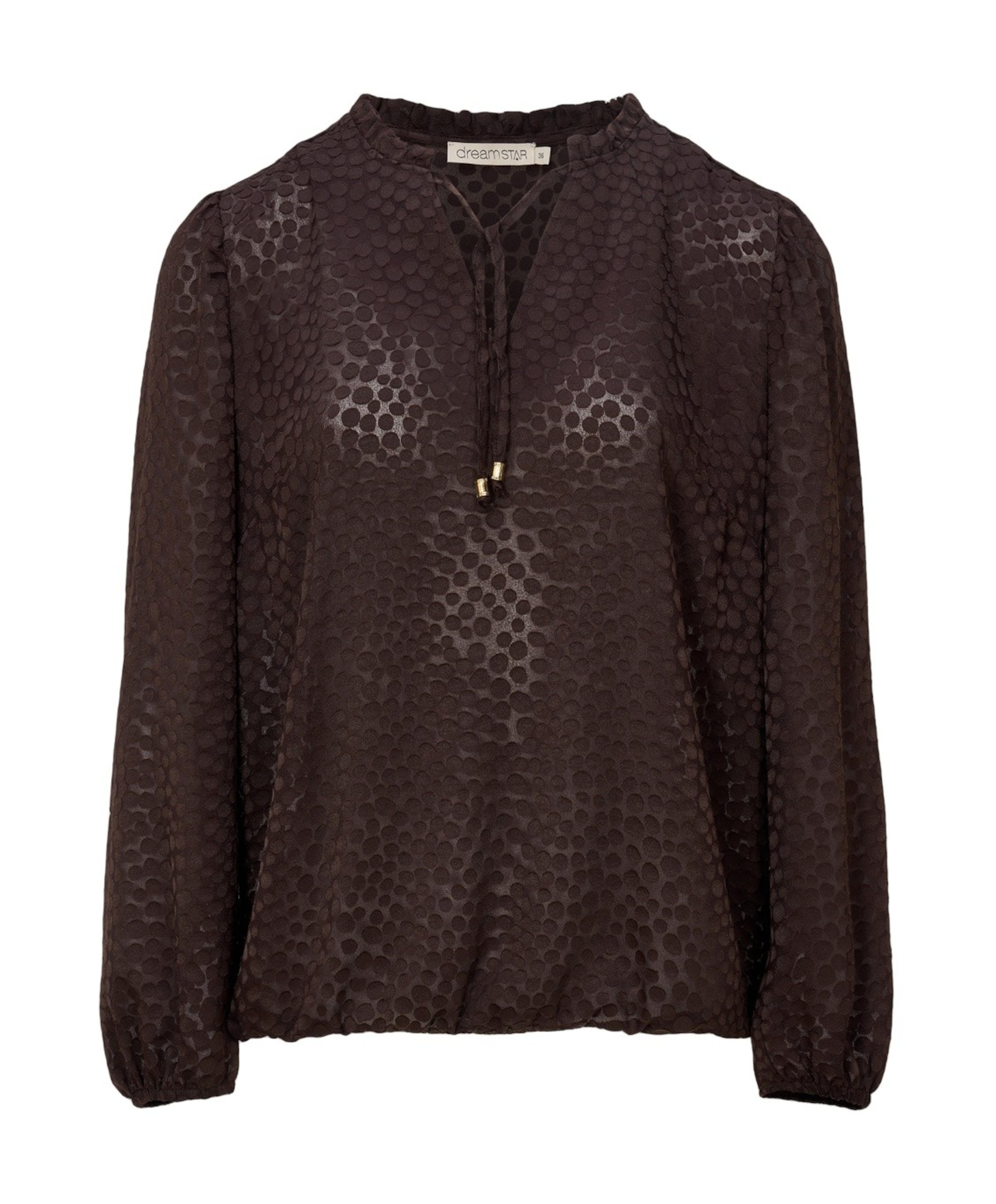 Dreamstar Dames blouse bruin