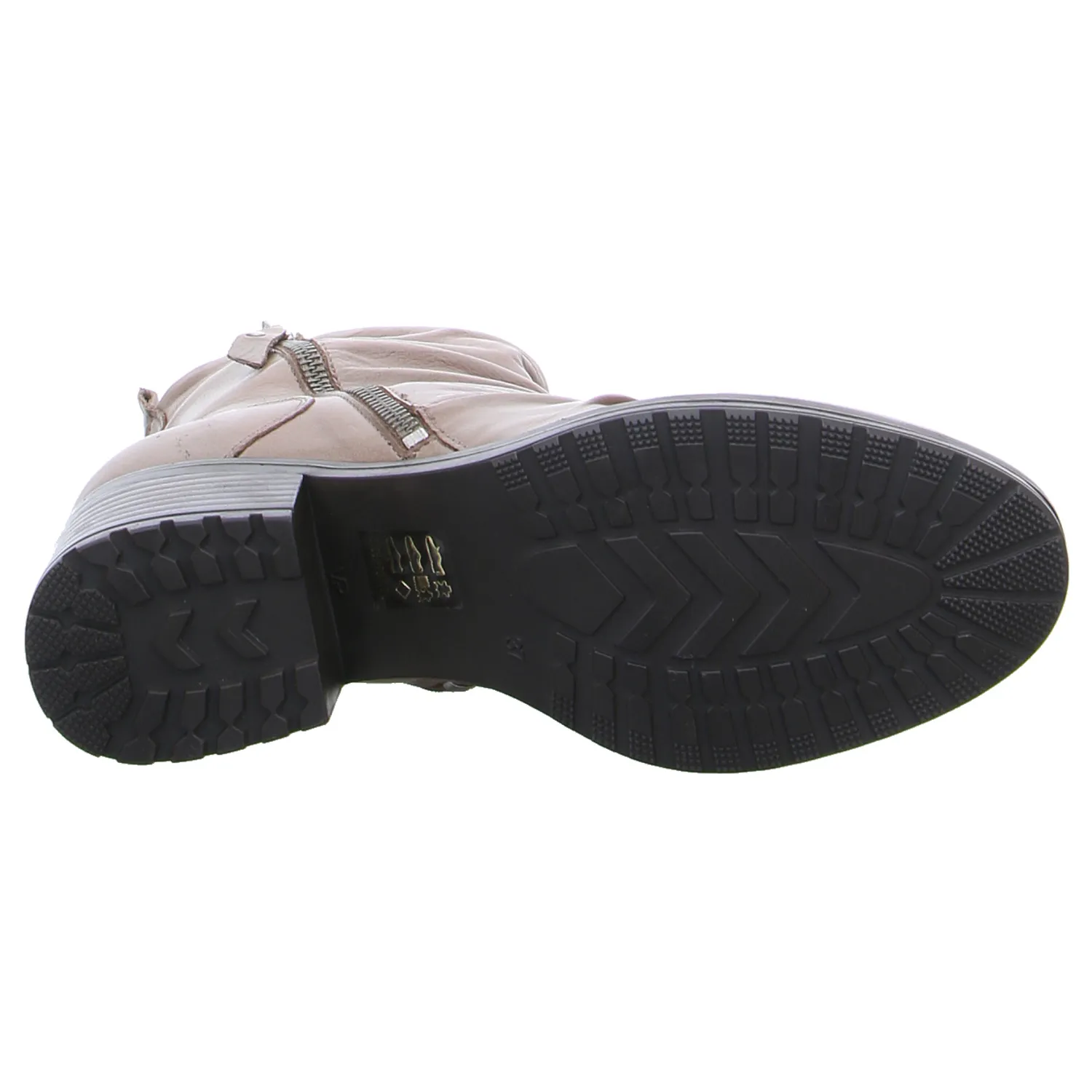 SCHUHENGEL Stiefelette Beige Leder