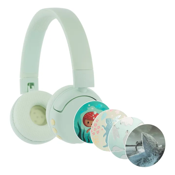 Buddyphones Casque audio enfant Pop Fun | Vert amande