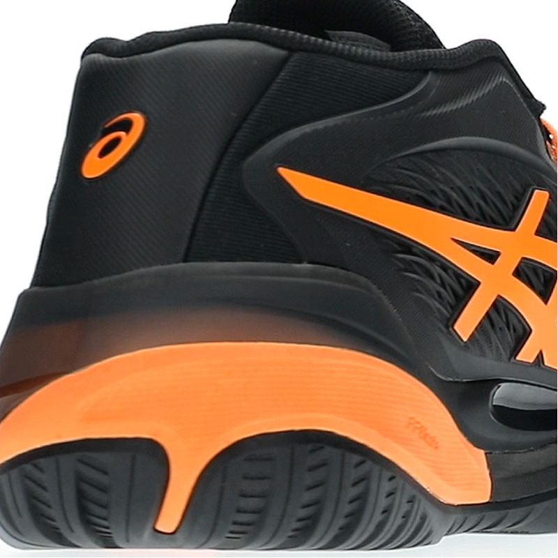 Asics Gel Resolution X noir et orange - Chaussures très résistante