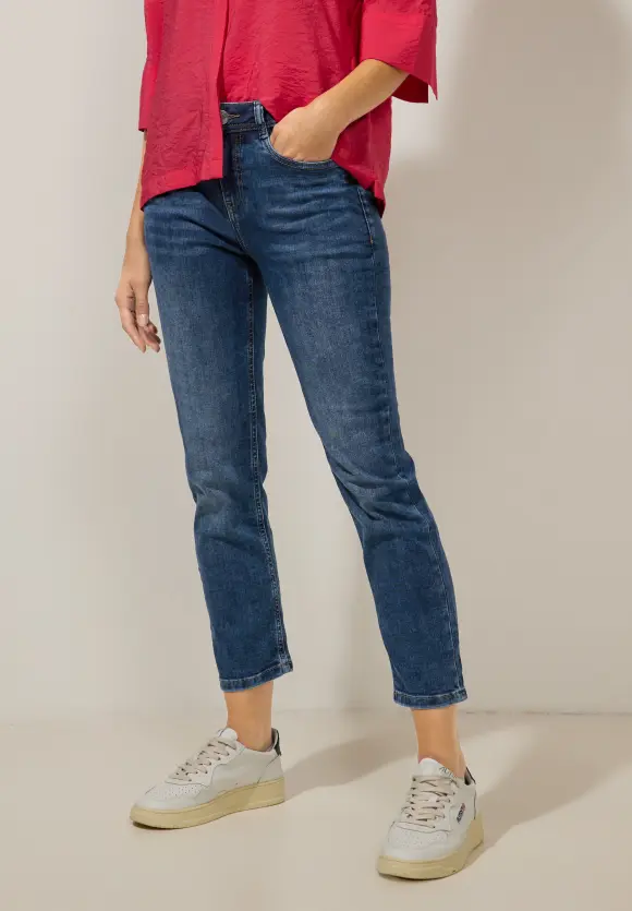 Slim Fit Jeans - deep indigo used wash