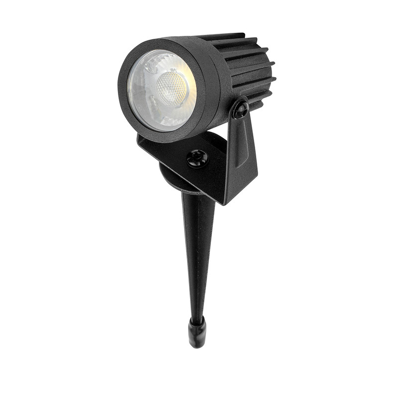 Luceco LED Tuinspot met grondpen IP66 3W 200lm 4000K Zwart