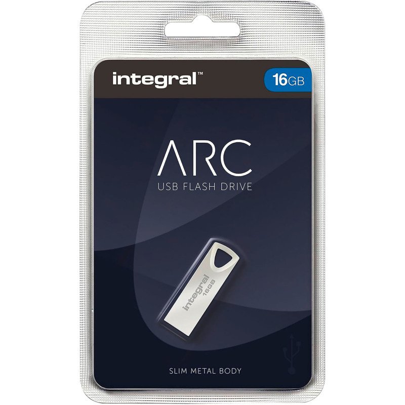 Integral clé USB ARC 16 Go Usb 2.0 (Usb-A) Argent