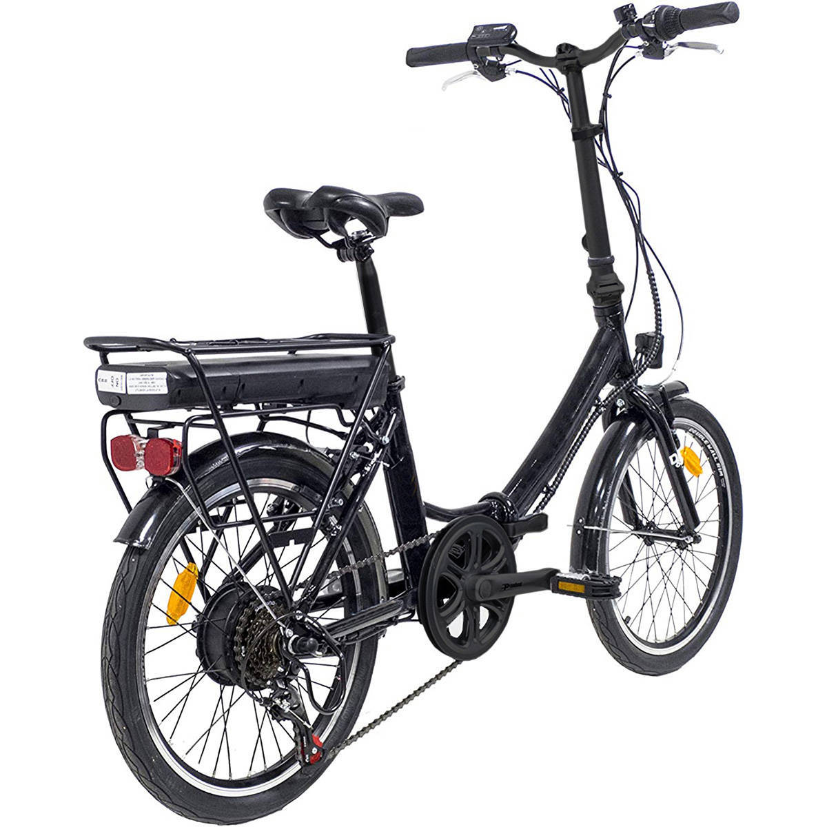 Villette les Vacances vouwbare e-bike, 6 sp, 20 inch, zwart