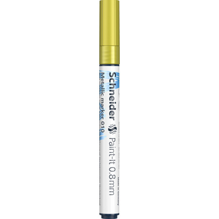 Schneider Paint-It 010 0.8 mm Metallicmarker - yellow metallic - 0.8 mm