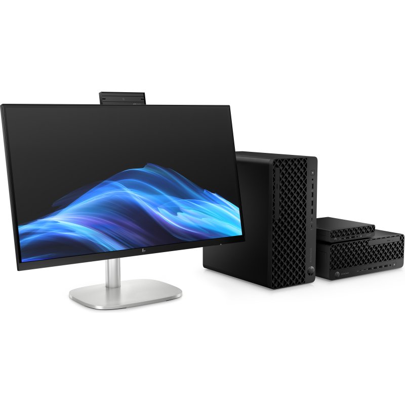 HP EliteDesk 8 SFF G1i AI Wolf Pro Security Edition Intel Core Ultra 7 265 16 Go DDR5-SDRAM 512 Go SSD NVIDIA RTX A400 Windows 11 Pro PC AI PC Noir