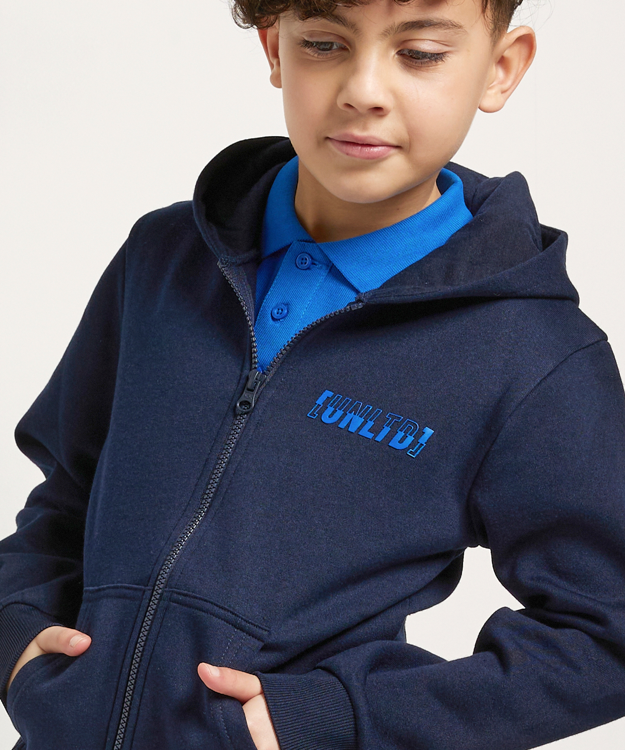 vest met borstprint