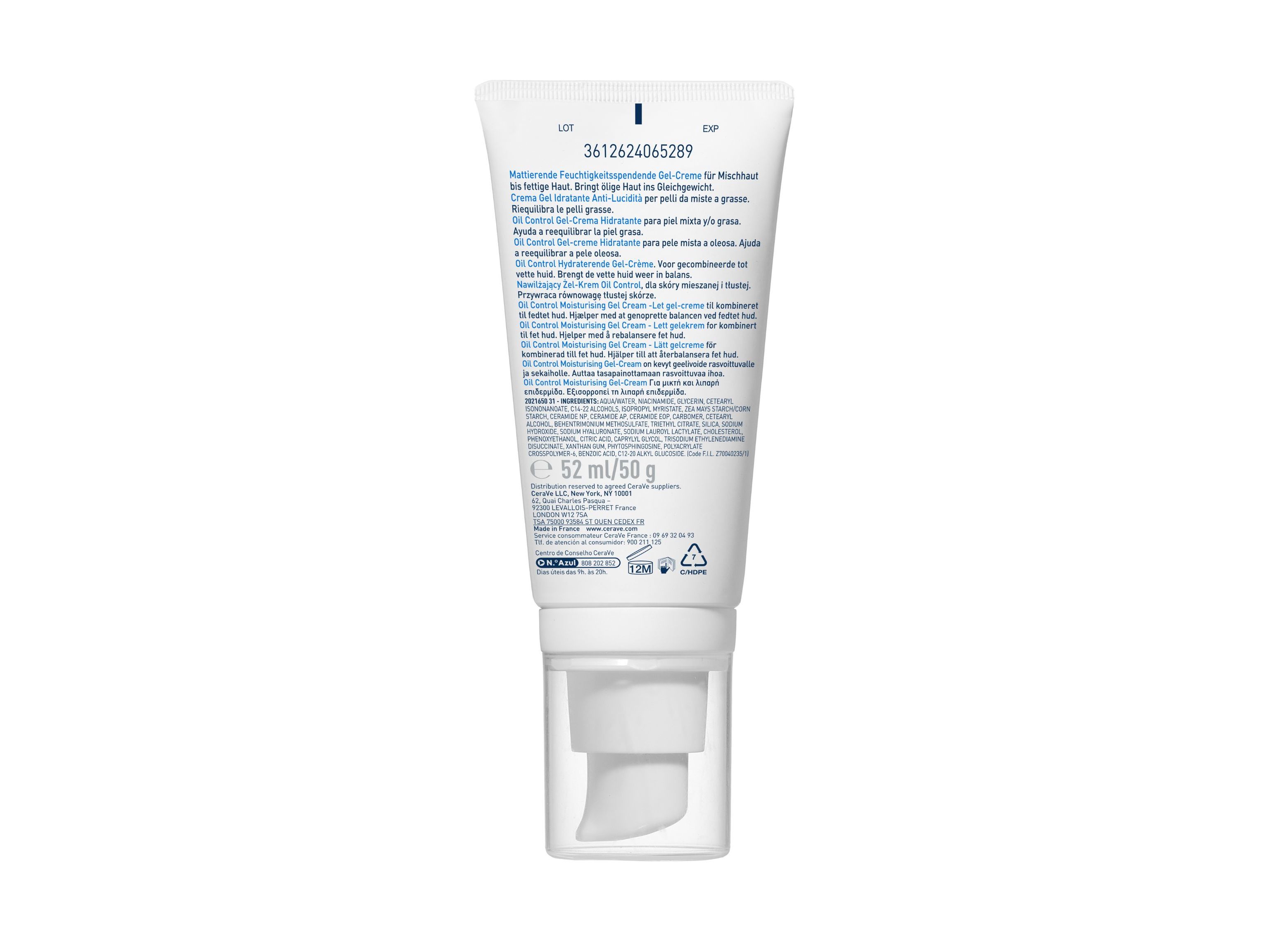 GEL CREME CERAVE OIL CONTROL 52ML