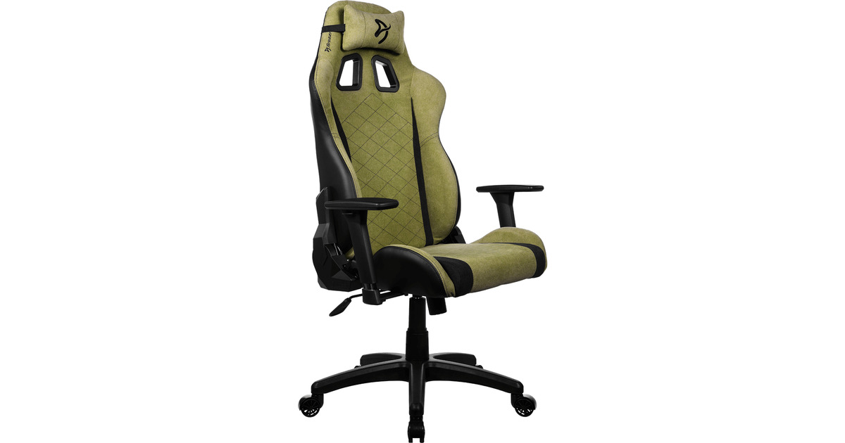ArozziAvanti Soft Fabric - Moss Green gamestoel  (Groengrijs)